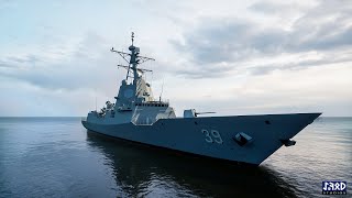 Australian Destroyer HMAS HOBART Gameplay Animation [upl. by Soiritos]