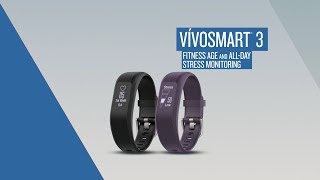 vívosmart 3 Fitness Age and Allday Stress Monitoring [upl. by Noe]