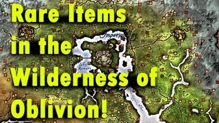 Oblivion  All Rare Unique Wilderness found enchanted items [upl. by Eenaej]