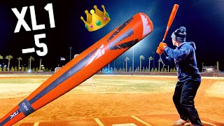 Hitting with the Orange 2015 Easton XL1 5 USSSA Baseball Bat our farthest home run ever [upl. by Ahsaten351]