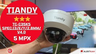 TCC35KS SPECI3EY28MMV40 Test kamera 5 MPX DzieńNoc Timelaps Tiandy [upl. by Avehstab]