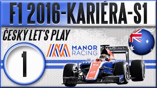 F1 2016  Kariéra  S1  1  Úvod  Český Lets Play 1080p CZ [upl. by Manya]