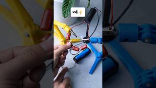 Add Capacitor get HighVoltage ⚡️⚡️⚡️🤯 how to get high voltage [upl. by Ursuline]