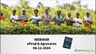 Improving Soil Health and Crop Yields Webinar by eProd and AgroCares 6th December 2024 [upl. by Towny]