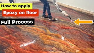 How to coating 3 D Epoxy flooring design with cost [upl. by Dijam]