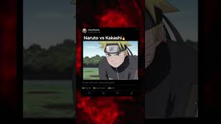 Naruto vs Kakashi akiratoriyama anime animelover boruto viral crunchyroll naruto kakashi [upl. by Ellerrehs]