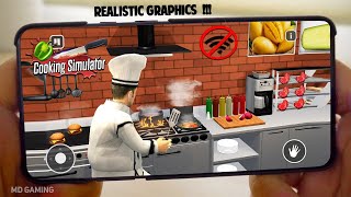 Top 10 Cooking Simulator Games For AndroidampiOS 2021  Restaurant Simulator Games  MD Gaming [upl. by Taran]