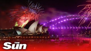 LIVE Sydney celebrates New Years Eve with spectacular fireworks show [upl. by Enaoj]