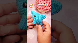 ✅️Este delfin tiene su encanto👌dolphin keychain llavero delfin tejido a crochet shorts crochet [upl. by Latini]