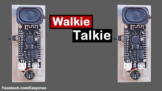 ESP32 Walkie Talkie  DIY [upl. by Garceau525]