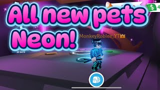 i made this weeks NEW PETS NEON [upl. by Atteuqehs]