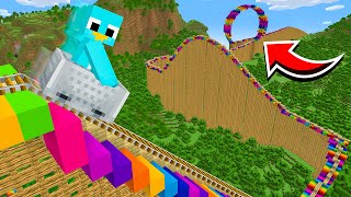 How To Build The Tallest Working Rollercoaster in Minecraft [upl. by Angeli]