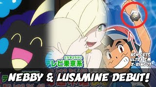 ☆NEBBY amp LUSAMINE DEBUT  Pokemon Sun amp Moon Anime Discussion☆ [upl. by Edac]