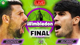 DJOKOVIC vs ALCARAZ  Wimbledon 2024 Final  LIVE Tennis Watchalong Stream [upl. by Aneelas235]