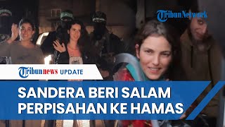 FULL Video Detikdetik Hamas Bebaskan Sandera Gelombang 7 Pandang Wajah Hamas Sebelum Pisah [upl. by Enyrehtak483]