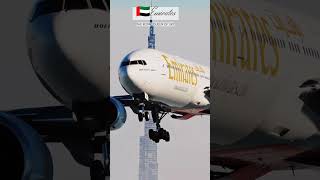 Emirates World Best Airlines of 2024Airbus 380Boeing 777Microsoft Flight SimulatorDubai aerial [upl. by Wildon148]