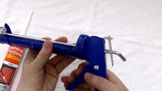 Caulking Gun  How to move plunger back [upl. by Knorring]