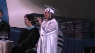 Tiffany Sachse sings quotBravequot at the North Port High School 2009 graduation [upl. by Ginger705]