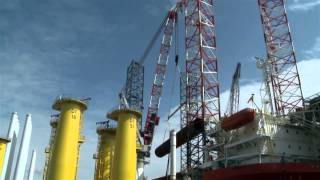 Liebherr  Heavy Lift Offshore Cranes up to 2000 t lifting capacity [upl. by Lienad253]