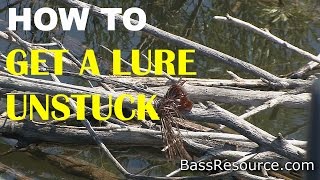 Retrieving Snagged Lures  How To UnSnag A Lure  Lure Retriever  Get a Lure Unstuck [upl. by Aiam]