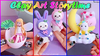 🟢CLAY ART STORYTIME ✨Satisfying And Relaxing Video 🌈 MEmu Wolf  Best TikTok Compilation Part 221 [upl. by Kwasi443]