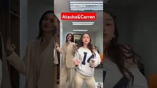 Atasha Muhlach and Carren Eistrup tiktok collabyoutube youtubeshorts shortvideo tiktok dance [upl. by Raynard]