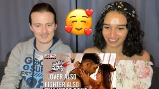 OUR REACTION to Lover Also Fighter Also Full Video Naa Peru Surya Naa illu India  Allu Arjun Hits [upl. by Teak]