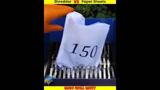 Tonnes Of Paper Sheets Vs Shredder [upl. by Eojyllib]