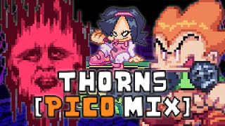 Friday Night Funkin  Thorns Pico Mix Pico Remix Pack Mod [upl. by Luemas95]