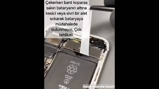 İphone 6s Batarya Ayırma İşlemi iphone batarya değişim Ayırma battery change iphone6s [upl. by Nahsor]