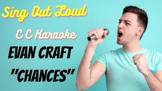 Evan Craft  Chances BackDrop Christian Karaoke [upl. by Atnahsal151]