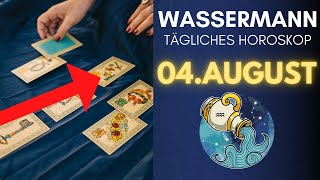 Es kommt ein Wunder 🎁🤩 Horoskop  Wassermann  4August 2022 [upl. by Akeihsal]