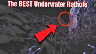 The BEST Underwater Rathole On Ark Survival Ascended The Island [upl. by Nytsirc]