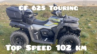 CF MOTO CFORCE 625 TOURİNG TOP SPEED [upl. by Kolosick]