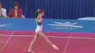 Lavinia Milosovici  1992 Barcelona Olympic  FX 1 [upl. by Hirst433]