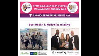 PPMA Awards 2023 showcase webinars Best Health amp Wellbeing Initiat [upl. by Aruam]