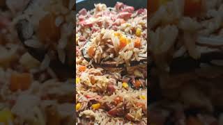 EASY BASMATI FRIED RICE  EGG FRIED RICE shorts [upl. by Ahseid]