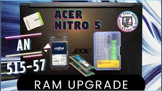 DIY Acer Nitro 5 RAM Upgrade AN 51557 [upl. by Nolan470]