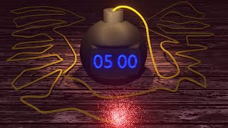 5 Minute Timer Bomb 💣 3D Timer [upl. by Ulphia337]