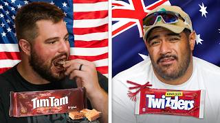 NFL SNACK WARS Australia vs America [upl. by Shaughnessy]