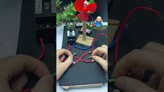 The principle of table fan control in two places shorts short diy [upl. by Inuat]