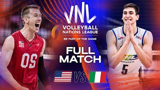 🇺🇸 USA vs 🇮🇹 ITA  Legendary Full Match  Semifinals  Mens VNL 2023 [upl. by Sad]