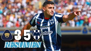 PUMAS 35 MONTERREY 4tos de Final Vuelta  Partidazo y RAYADOS a Semifinales [upl. by Mani825]