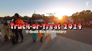 TrunkorTreat 2024 hosted by the Quail Run Elementary PTA 🎉 [upl. by Aynekal]