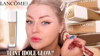 NEW LANCOME Teint Idole CARE amp GLOW FOUNDATION DEMO  WEAR TEST [upl. by Thanasi]