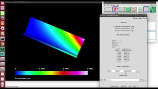 ElmerFem amp SalomeMECA Static And Buckling Problems [upl. by Akinas]