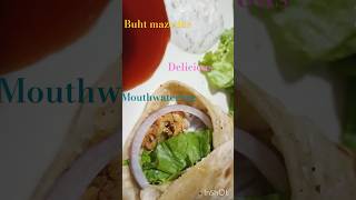 Chicken boti rollparatha roll trendingshorts viralvideo ytshorts dinnerrecipe easyrecipes [upl. by Schechinger]