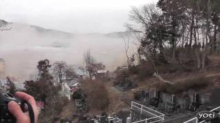 Dramatic Japan Tsunami footage Prt5 [upl. by Romeo850]