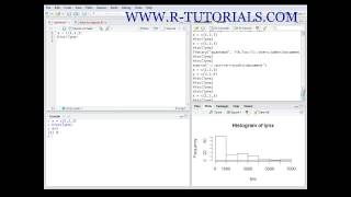 R tutorials  introduction to R Studio [upl. by Eelyma]