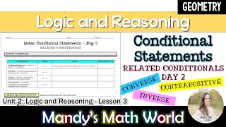 Conditional Statements Day 2 Related Conditionals [upl. by Dianna]